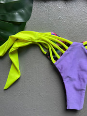 Neon & Lilac Strappy Set