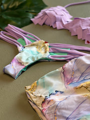 Lilac Cuarzo Patches Matching Set