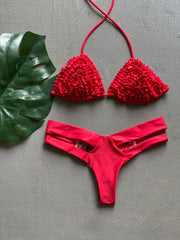 Red but Red Matching Set