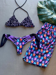 Lilac Piñas Matching Set