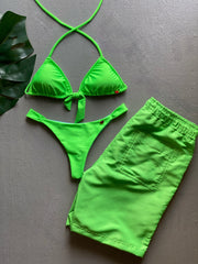 Mambo Green Matching Set